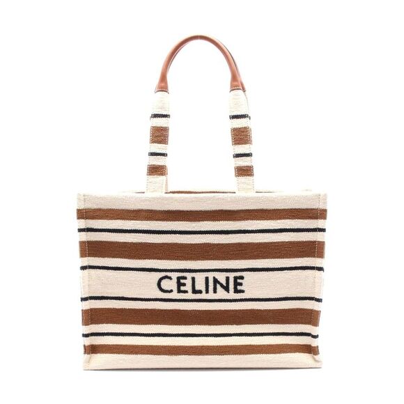 Celine Large Cabas Canvas Tote Bag - Picture 1 of 4